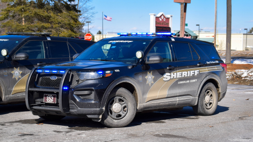 Additional photo  of Cumberland County Sheriff
                    Cruiser 352, a 2020 Ford Police Interceptor Utility                     taken by Kieran Egan