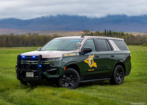 Additional photo  of New Hampshire State Police
                    Cruiser 607, a 2022 Chevrolet Tahoe                     taken by Kieran Egan