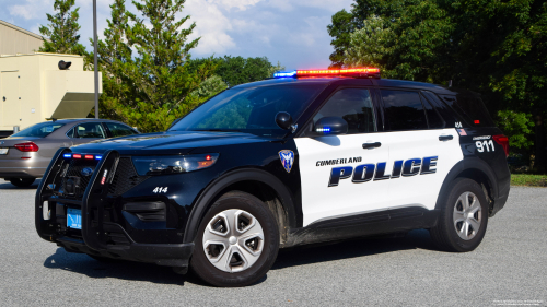 Additional photo  of Cumberland Police
                    Cruiser 414, a 2020 Ford Police Interceptor Utility                     taken by Kieran Egan