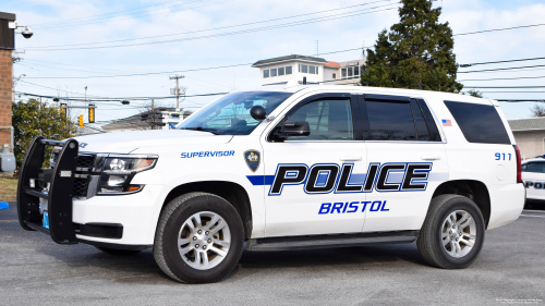 Additional photo  of Bristol Police
                    Cruiser 115, a 2016 Chevrolet Tahoe                     taken by Kieran Egan