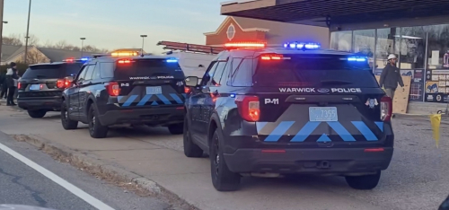 Additional photo  of Warwick Police
                    Cruiser P-11, a 2021 Ford Police Interceptor Utility                     taken by Kieran Egan