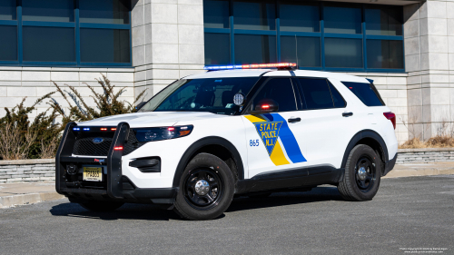 Additional photo  of New Jersey State Police
                    Cruiser 865, a 2023 Ford Police Interceptor Utility                     taken by Kieran Egan