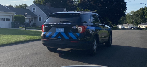 Additional photo  of Warwick Police
                    Cruiser P-2, a 2021 Ford Police Interceptor Utility                     taken by @riemergencyvehicles