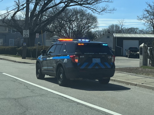 Additional photo  of Warwick Police
                    Cruiser P-11, a 2021 Ford Police Interceptor Utility                     taken by @riemergencyvehicles