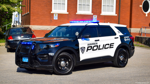 Additional photo  of Warren Police
                    Cruiser 1721, a 2021 Ford Police Interceptor Utility                     taken by Kieran Egan