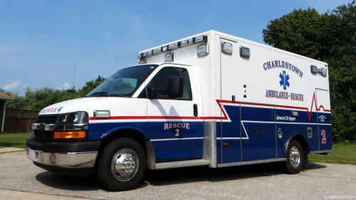 Additional photo  of Charlestown Ambulance Rescue Service
                    Rescue 2, a 2013 Chevrolet G4500                     taken by Kieran Egan