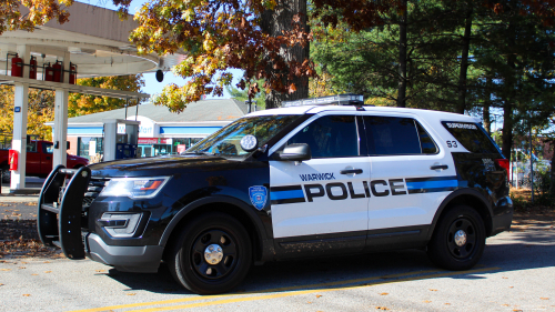 Additional photo  of Warwick Police
                    Cruiser S-3, a 2017 Ford Police Interceptor Utility                     taken by Kieran Egan