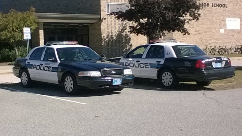 Additional photo  of Warwick Police
                    Cruiser P-52, a 2006-2008 Ford Crown Victoria Police Interceptor                     taken by Kieran Egan