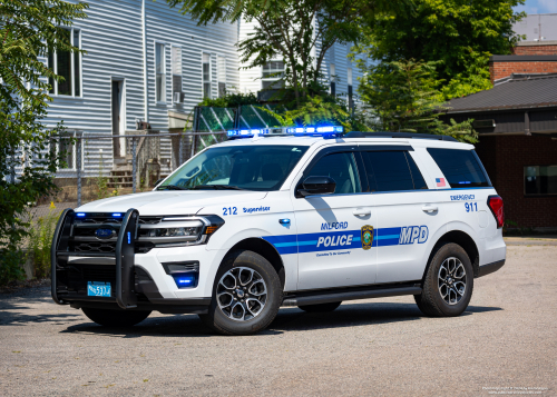 Additional photo  of Milford Police
                    Cruiser 212, a 2022 Ford Expedition                     taken by Kieran Egan