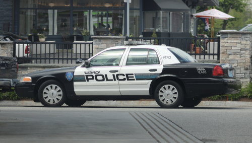 Additional photo  of Warwick Police
                    Cruiser R-70, a 2009-2011 Ford Crown Victoria Police Interceptor                     taken by Kieran Egan