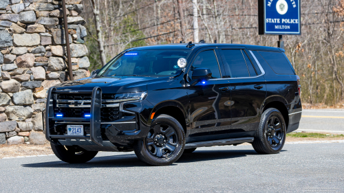 Additional photo  of Massachusetts State Police
                    Cruiser 2143, a 2022 Chevrolet Tahoe                     taken by Kieran Egan