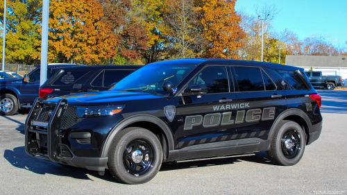 Additional photo  of Warwick Police
                    Cruiser T-31, a 2021 Ford Police Interceptor Utility                     taken by Kieran Egan