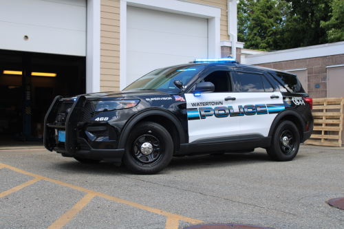 Additional photo  of Watertown Police
                    Cruiser 468, a 2021 Ford Police Interceptor Utility                     taken by @riemergencyvehicles