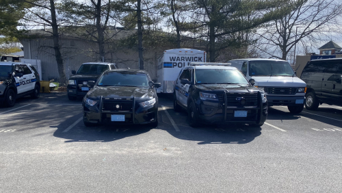 Additional photo  of Warwick Police
                    Cruiser T-30, a 2017 Ford Police Interceptor Utility/Setina Push Bumper                     taken by @riemergencyvehicles