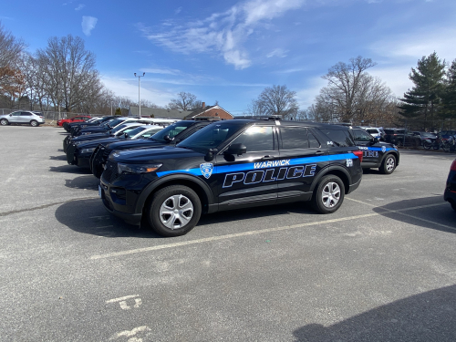 Additional photo  of Warwick Police
                    Cruiser P-10, a 2021 Ford Police Interceptor Utility                     taken by Kieran Egan