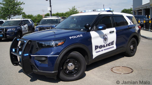 Additional photo  of Foxborough Police
                    Cruiser 28, a 2020 Ford Police Interceptor Utility                     taken by Nate Hall