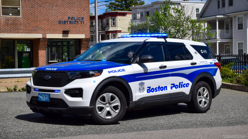 Additional photo  of Boston Police
                    Cruiser 1535, a 2021 Ford Police Interceptor Utility                     taken by Kieran Egan