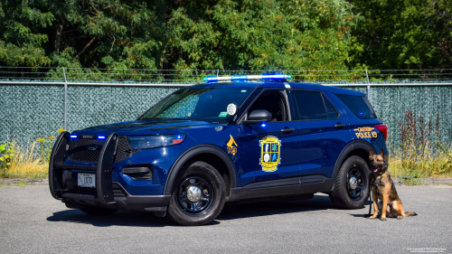 Additional photo  of Waterville Police
                    Cruiser 1070, a 2020-2022 Ford Police Interceptor Utility                     taken by Kieran Egan