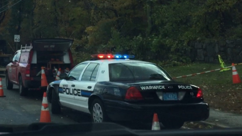 Additional photo  of Warwick Police
                    Cruiser P-13, a 2009-2011 Ford Crown Victoria Police Interceptor                     taken by Kieran Egan