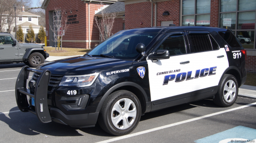 Additional photo  of Cumberland Police
                    Cruiser 419, a 2018 Ford Police Interceptor Utility                     taken by Kieran Egan