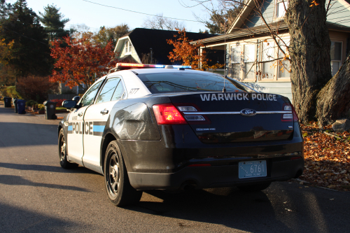 Additional photo  of Warwick Police
                    Cruiser R-77, a 2015 Ford Police Interceptor Sedan                     taken by @riemergencyvehicles