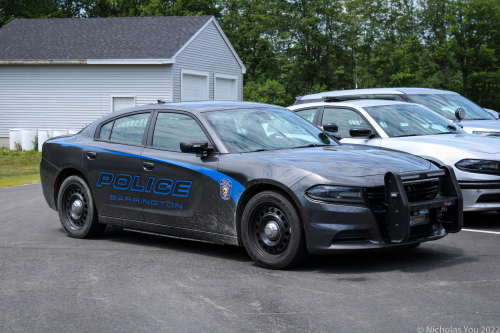 Additional photo  of Barrington Police
                    Car 5, a 2016 Dodge Charger                     taken by Luke Tougas