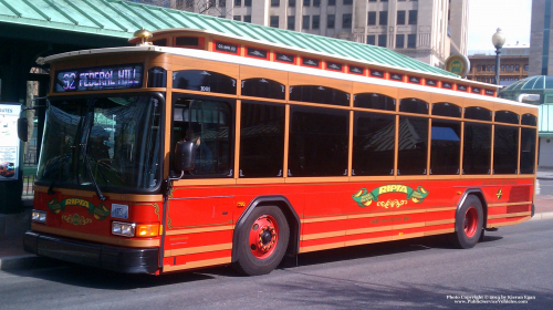 Additional photo  of Rhode Island Public Transit Authority
                    Trolley 1002, a 2010 Gillig Low Floor Trolley Replica HEV                     taken by Kieran Egan