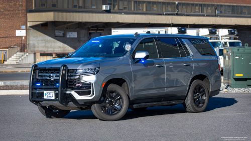 Additional photo  of Massachusetts State Police
                    Cruiser 2211, a 2023 Chevrolet Tahoe                     taken by Kieran Egan