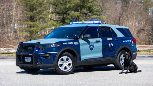 Additional photo  of Massachusetts State Police
                    Cruiser 1776, a 2022 Ford Police Interceptor Utility Hybrid                     taken by Kieran Egan