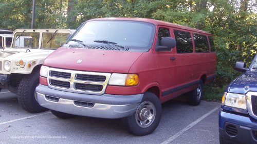 Additional photo  of Barrington Police
                    Police Athletic League Van, a 1994-2003 Dodge RAM Van 3500                     taken by Kieran Egan