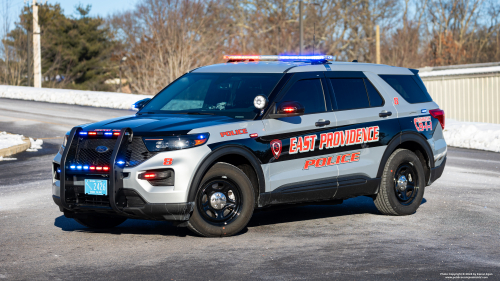 Additional photo  of East Providence Police
                    Car 8, a 2022 Ford Police Interceptor Utility                     taken by Kieran Egan