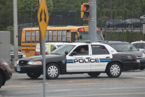 Additional photo  of Warwick Police
                    Cruiser R-81, a 2009-2011 Ford Crown Victoria Police Interceptor                     taken by Kieran Egan