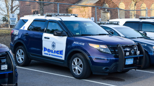 Additional photo  of Foxborough Police
                    Cruiser 42, a 2015 Ford Police Interceptor Utility                     taken by Kieran Egan