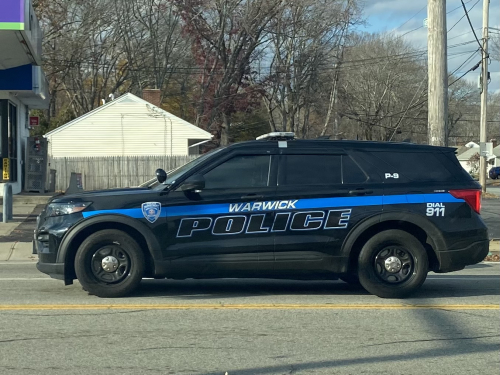 Additional photo  of Warwick Police
                    Cruiser P-9, a 2021 Ford Police Interceptor Utility                     taken by Kieran Egan