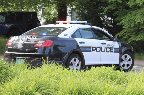 Additional photo  of Warwick Police
                    Cruiser R-77, a 2015 Ford Police Interceptor Sedan                     taken by Kieran Egan