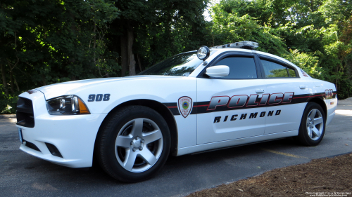 Additional photo  of Richmond Police
                    Cruiser 908, a 2011-2014 Dodge Charger                     taken by @riemergencyvehicles