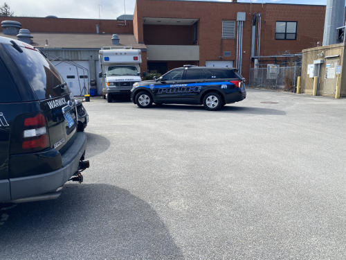 Additional photo  of Warwick Police
                    Cruiser P-3, a 2021 Ford Police Interceptor Utility                     taken by Kieran Egan