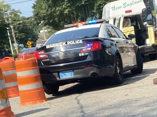 Additional photo  of Warwick Police
                    Cruiser CP-56, a 2014 Ford Police Interceptor Sedan                     taken by @riemergencyvehicles