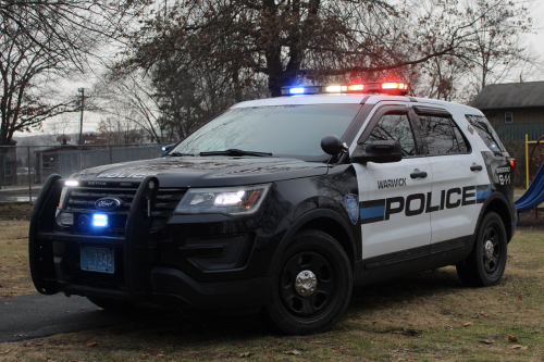 Additional photo  of Warwick Police
                    Cruiser T-34, a 2016 Ford Police Interceptor Utility                     taken by @riemergencyvehicles