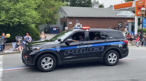 Additional photo  of Warwick Police
                    Cruiser P-5, a 2021 Ford Police Interceptor Utility                     taken by @riemergencyvehicles