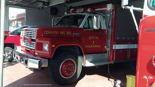 Additional photo  of Coventry Fire District
                    Special Hazards 1, a 1988 Ford F-800                     taken by Kieran Egan