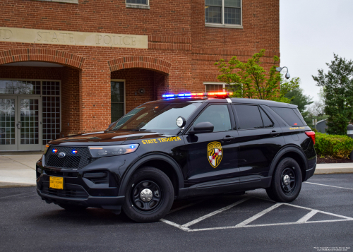 Additional photo  of Maryland State Police
                    Cruiser O-13, a 2020-2021 Ford Police Interceptor Utility                     taken by Kieran Egan