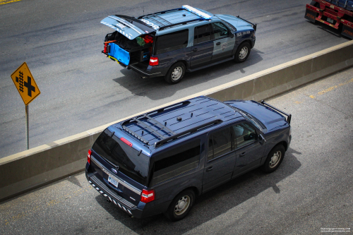 Additional photo  of Massachusetts State Police
                    Cruiser 1908T, a 2017 Ford Expedition EL SSV                     taken by Kieran Egan