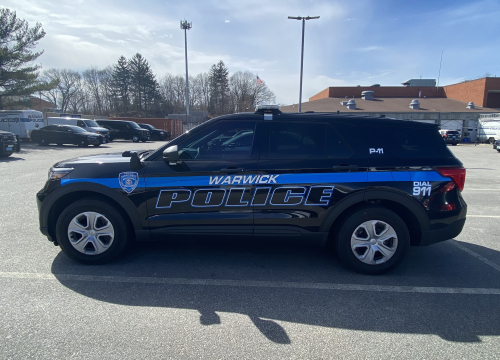 Additional photo  of Warwick Police
                    Cruiser P-11, a 2021 Ford Police Interceptor Utility                     taken by Kieran Egan