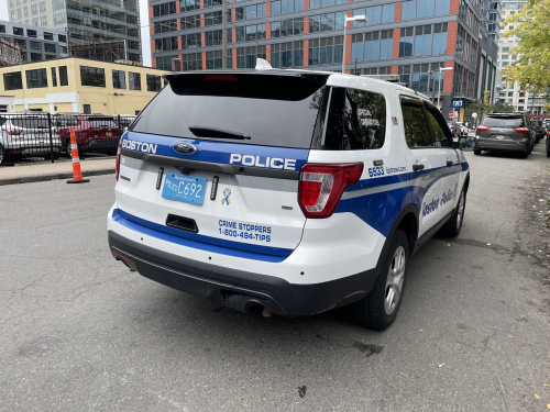 Additional photo  of Boston Police
                    Cruiser 6533, a 2016 Ford Police Interceptor Utility                     taken by @riemergencyvehicles