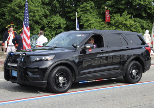 Additional photo  of Warwick Police
                    Cruiser T-31, a 2021 Ford Police Interceptor Utility                     taken by Kieran Egan