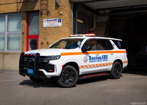 Additional photo  of Boston EMS
                    Squad 90, a 2022 Chevrolet Tahoe                     taken by Kieran Egan