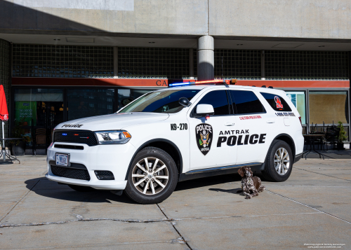 Additional photo  of Amtrak Police
                    Cruiser 270, a 2020 Dodge Durango                     taken by Kieran Egan