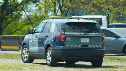 Additional photo  of Massachusetts State Police
                    Cruiser 941, a 2017 Ford Police Interceptor Utility                     taken by @riemergencyvehicles