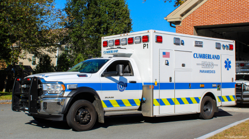 Additional photo  of Cumberland EMS
                    Paramedic 1, a 2019 RAM 4500/Demers                     taken by Jamian Malo